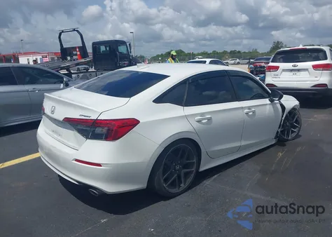 2022 Honda Civic Sport z USA, uszkodzony, nr VIN 2HGFE2F57NH503152